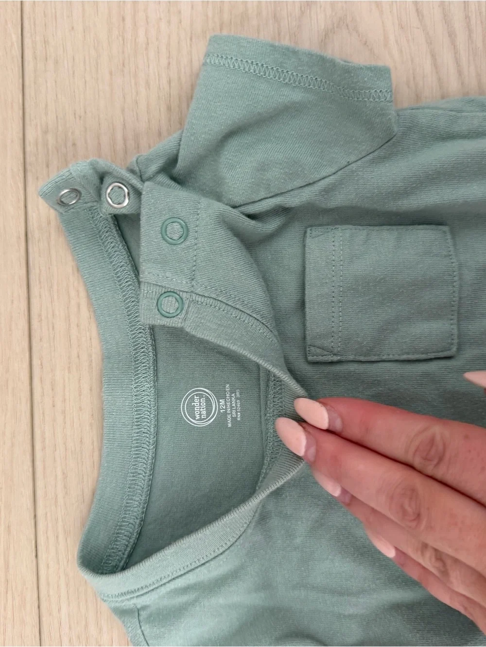 BUNDLE Blue Baby Short-Sleeve Pocket Tee
